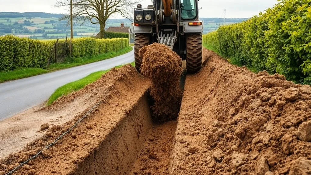 Chain Trenching in Minster | Fast, Clean Trench Excavation