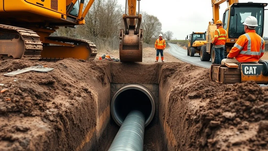 Pipe Ramming in Minster | Driving Pipes Under Roads, Walls & Buildings
