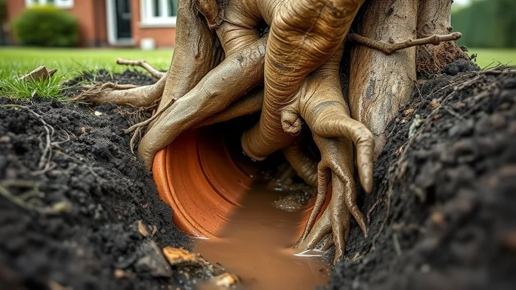 Tree Root Damage in Drains | Detection & Removal in Minster